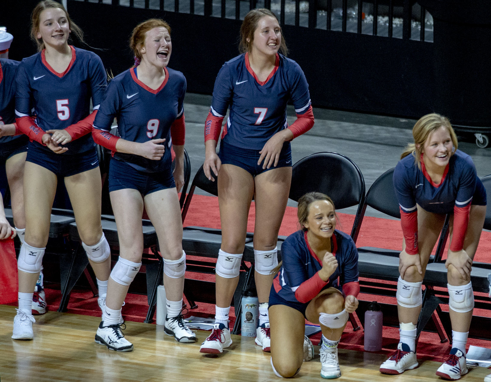 Class B state volleyball, Norris vs. Omaha Skutt, 11.8